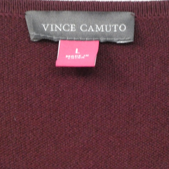 Vince Camuto Bell-Sleeve Sweater Deep Claret - Picture 5 of 8